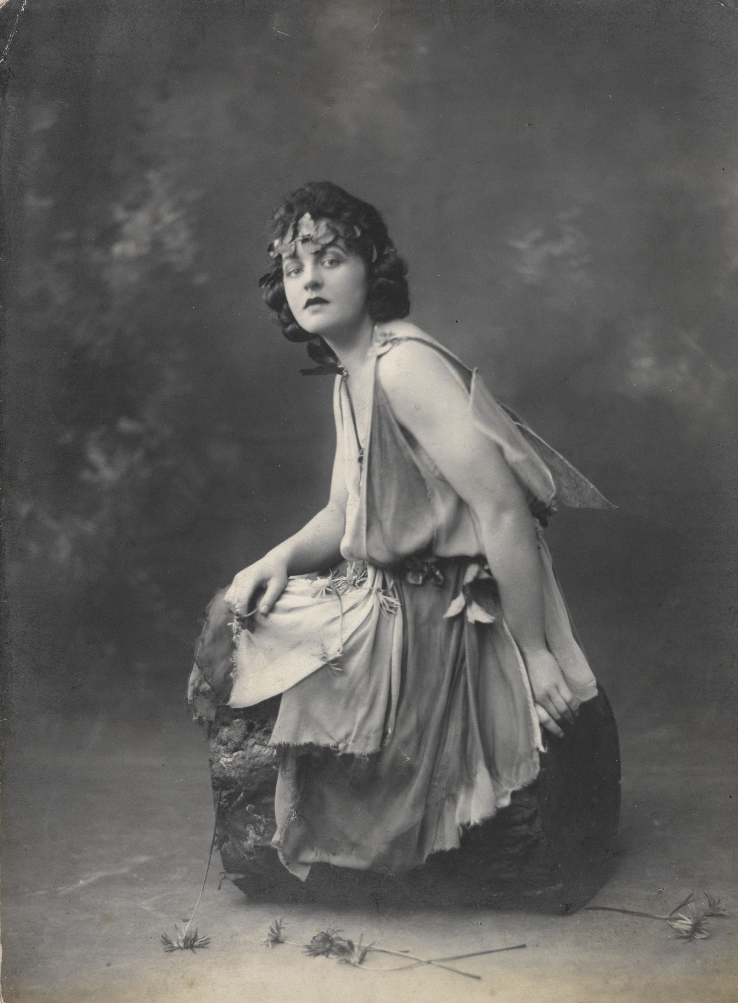australian p. l. travers in the role of titania in a production of a midsummer night's dream, c. 1924 state library of new south wales. mary poppins